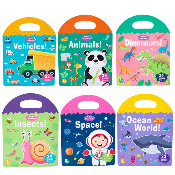 🔥Reusable Sticker Book - Keep Kids off Devices!✨