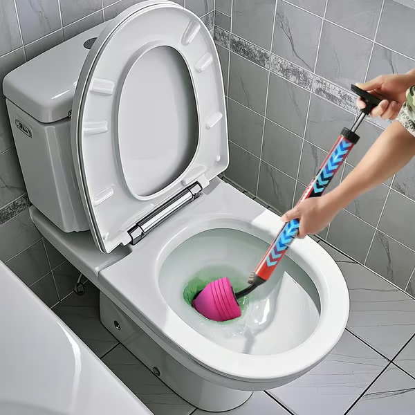 High Pressure Toilet Unblock a Shot