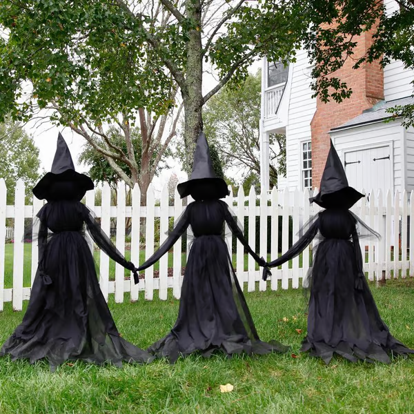 🎃2025 Halloween Sale 🧙♀️Lighted Halloween Witch Stakes