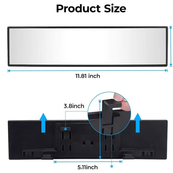 ð¥Universal 11.81 Inch Panoramic Convex Mirror