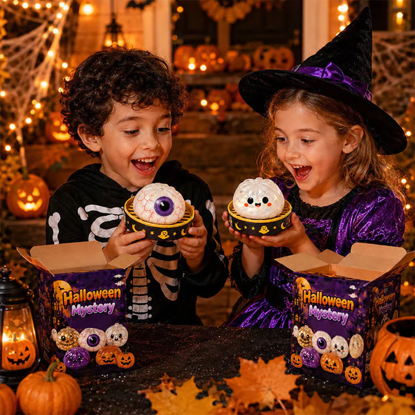 ✨🎃 Halloween Dumpling Squeeze Squishy Toy