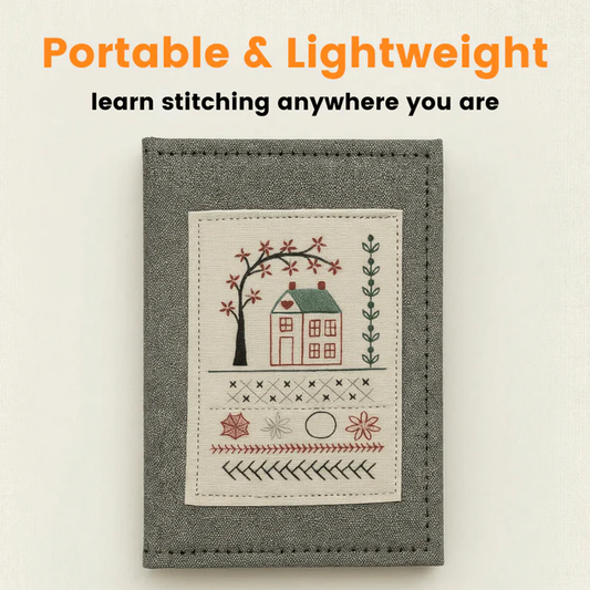 🧵DIY Embroidery Stitch Book