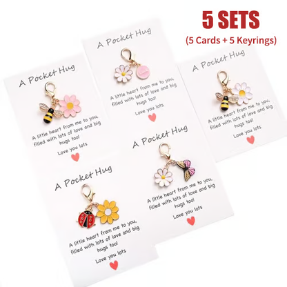 ✨Crafted by Hand-20 Sets Hug Favors(🦋Butterfly, Ladybird, Flower, Bee)