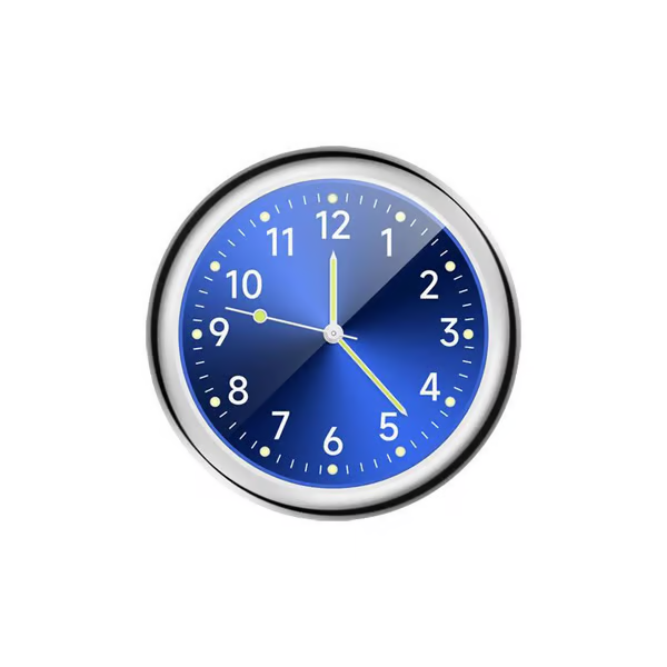 🔥Vintage gift-Luminous decoration mini clock for car/motorcycle/Sewing machine