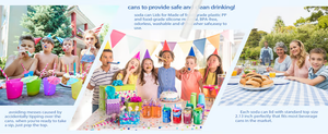 🥤 Keep Your Drink Fresh - 49% OFF - ✨ Reusable Soda Can Lids + Straws - For Spill-Free, On-The-Go Fun!