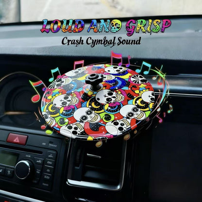 New Year Hot Sale  - Car Dashboard Drum Cymbal – Fun Accessory for Music & Rock Fans