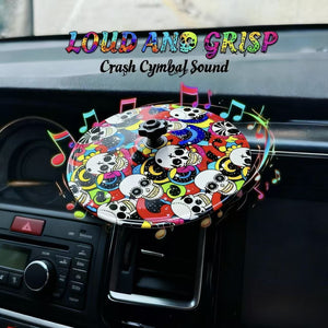 Car Dashboard Drum Cymbal – Fun Accessory for Music & Rock Fans