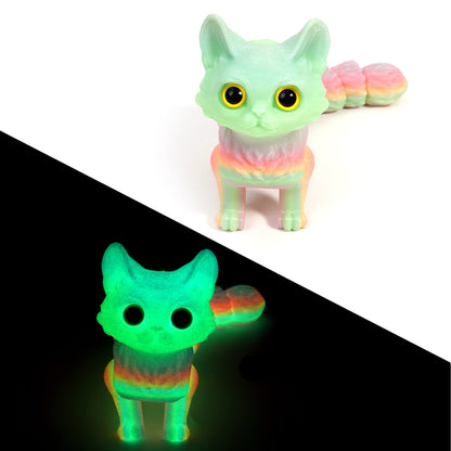 3D printed cute kitten