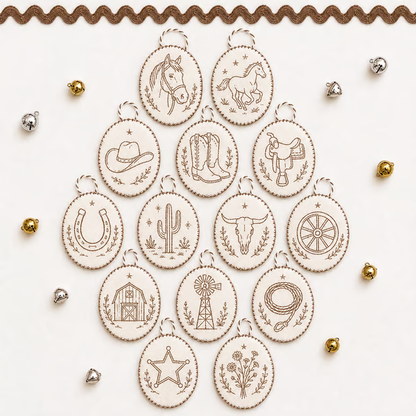 🧵Beginner-Friendly DIY Heirloom Oval Embroidery Ornament Kit Collection | Complete Kit with All Tools & Step-by-Step Guide Included 💕