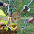 Plant and fruit tree seedling transplanter