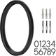 5" Floating Stainless Steel Address House Number