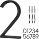 5" Floating Stainless Steel Address House Number