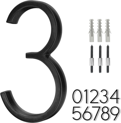 5" Floating Stainless Steel Address House Number