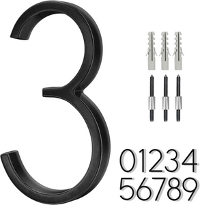 5" Floating Stainless Steel Address House Number