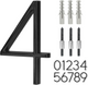 5" Floating Stainless Steel Address House Number