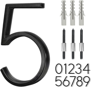 5" Floating Stainless Steel Address House Number