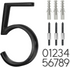 5" Floating Stainless Steel Address House Number