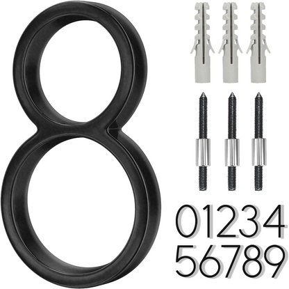 5" Floating Stainless Steel Address House Number