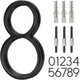 5" Floating Stainless Steel Address House Number