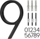 5" Floating Stainless Steel Address House Number
