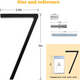 5" Floating Stainless Steel Address House Number