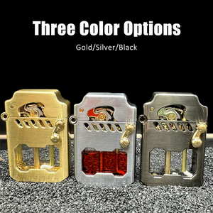 🔥 Mecha Metal Rocker Lighter