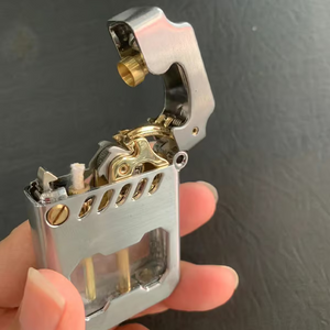🔥 Mecha Metal Rocker Lighter