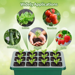 🌱 Adjustable Humidity Seed Starter Trays with Grow Light