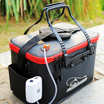 🐠Foldable Waterproof Fishing Bucket-Live Fish Container