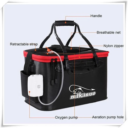 🐠Foldable Waterproof Fishing Bucket-Live Fish Container