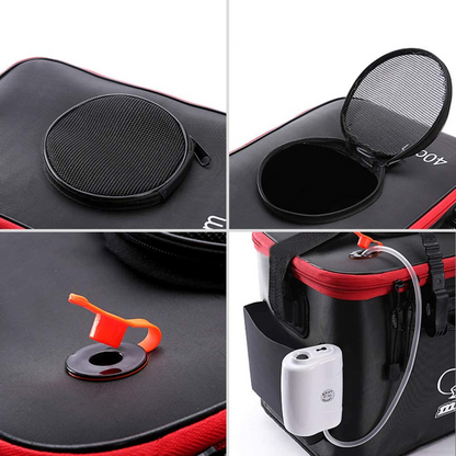 🐠Foldable Waterproof Fishing Bucket-Live Fish Container