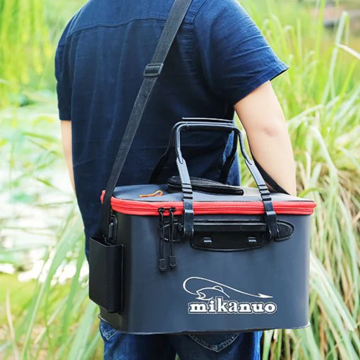 🐠Foldable Waterproof Fishing Bucket-Live Fish Container