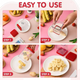 🍓 Effortless Meal Prep - ✨Cup Slicer-Fruit & Vegetable Fast Cutting Slicer