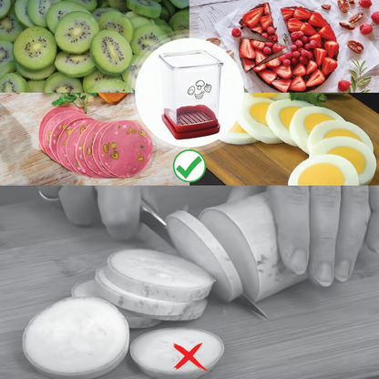 🍓 Effortless Meal Prep - ✨Cup Slicer-Fruit & Vegetable Fast Cutting Slicer