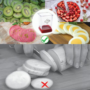 🍓 Effortless Meal Prep - ✨Cup Slicer-Fruit & Vegetable Fast Cutting Slicer