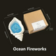 💙✨Firework Seashell Candle