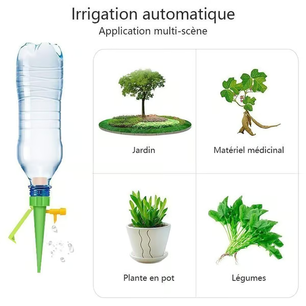 Watering System For Potted Plants🌱Good gardening helper!