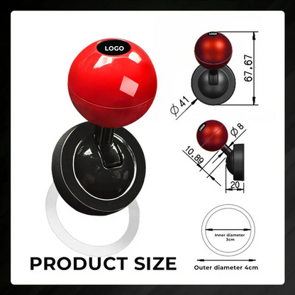Universal One-Button Start Car Shift Knob