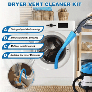 ♻️ Say Goodbye to Lint Build-Up - 49% OFF - ✨ Ultimate Dryer Vent Cleaner Kit - For Safe, Efficient Laundry!