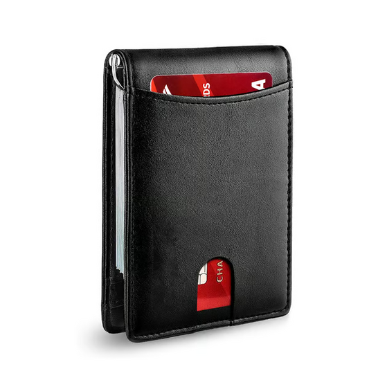 Mens Slim Wallet RFID Blocking