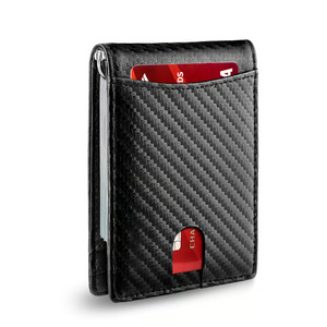 Mens Slim Wallet RFID Blocking