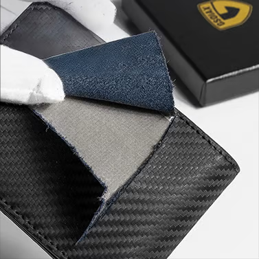 Mens Slim Wallet RFID Blocking