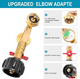 Top-Rated Propane Refill Elbow Adapter with Tank Gauge