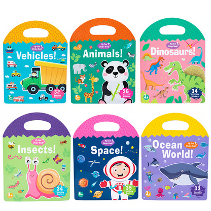 🔥Reusable Sticker Book - Keep Kids off Devices!✨
