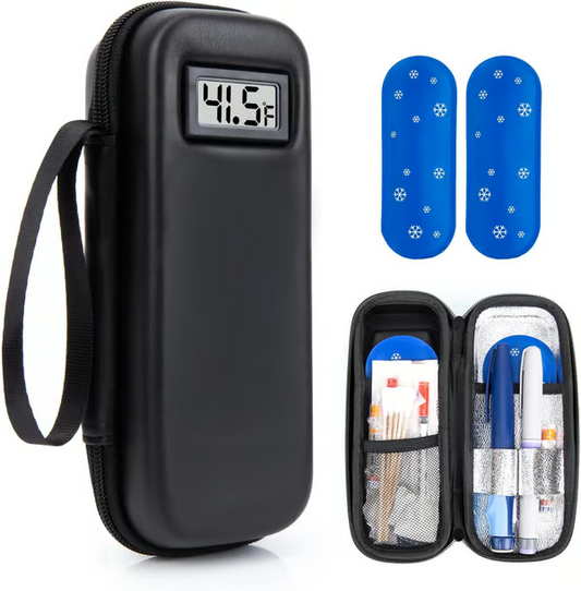 🔥Insulin Cooler Travel Case with Temperature Display