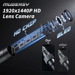 🔎 Plug-and-Play Endoscope Camera – Compatible with Android & iPhone & ipad for Direct Connection