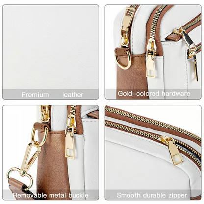 🔥Handmade Colorful Straps Crossbody Leather Bags & Purse💖