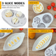 3 Slice Modes Egg Cutter
