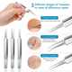 🧼 Clear Skin Essential! 🔥15-Piece Blackhead & Pimple Remover Kit with Stainless Steel Tools + Metal Case