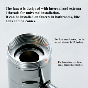 🚰 Upgrade Your Washing Routine - 49% OFF - ✨ TTZZ 1440° Rotatable Faucet Aerator Extension - For Effortless, All-Angle Control!
